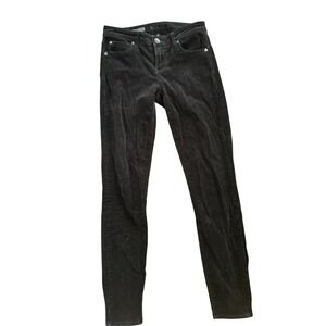Kut From The Kloth Black Corduroy Pants MIA Toothpick Skinny SZ 4